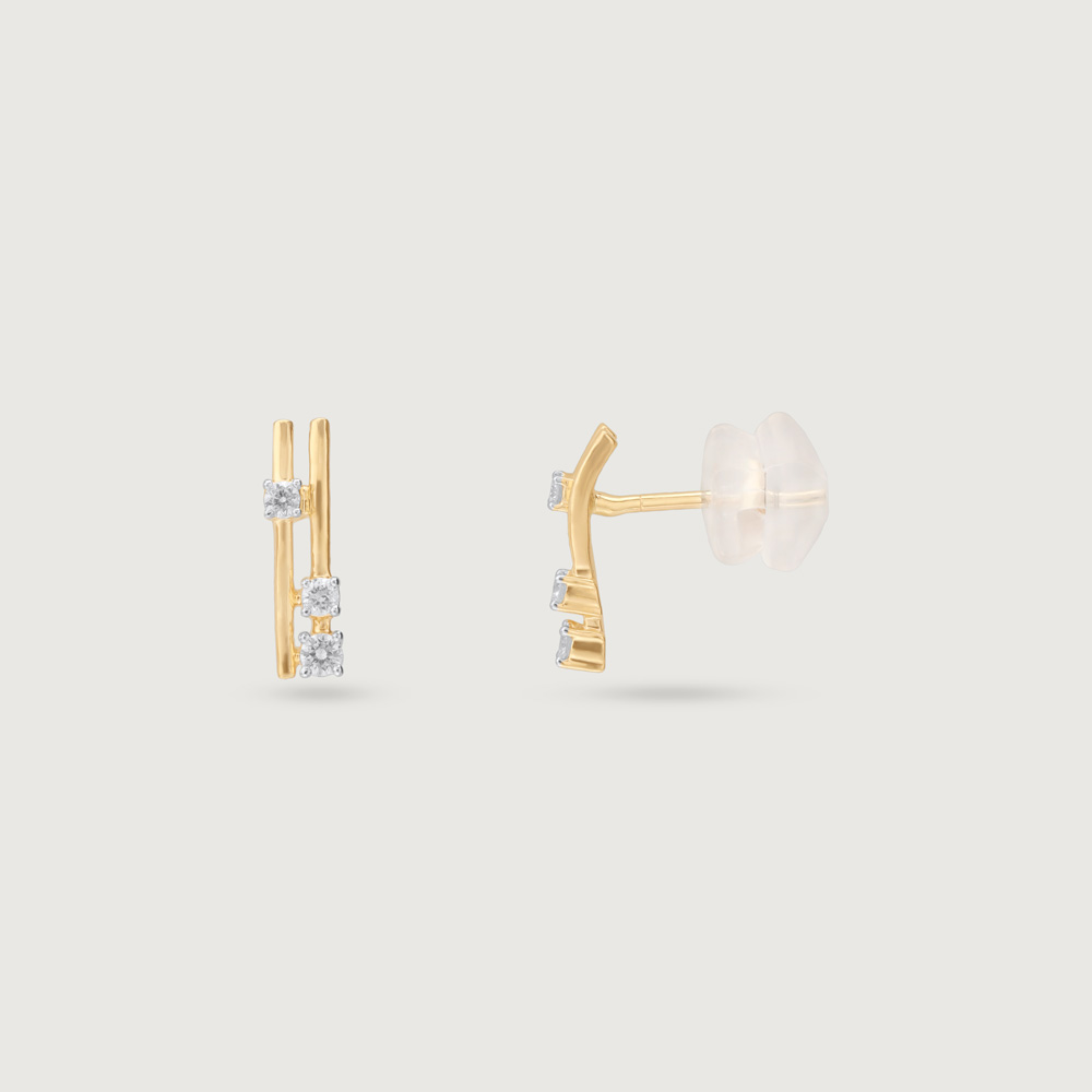 Chic Ladder Diamond Earrings,,hi-res thumbnail 4