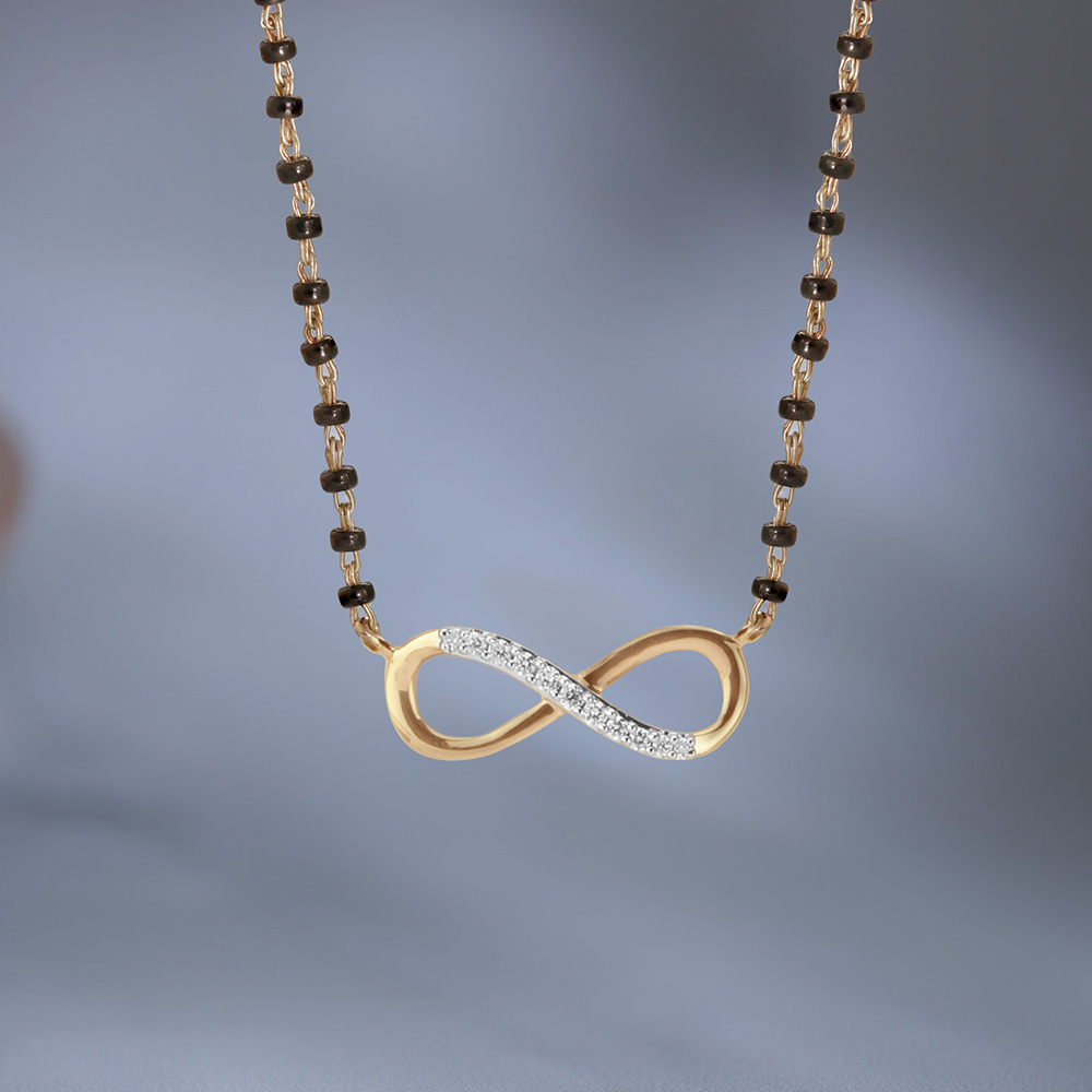 Buy Infinite Love Diamond Mangalsutra Online Mia by Tanishq