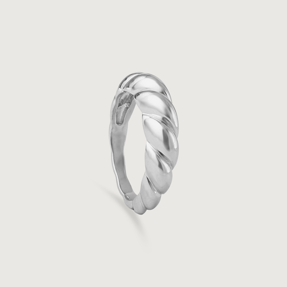 Chunky Rope Silver Ring,,hi-res thumbnail 3