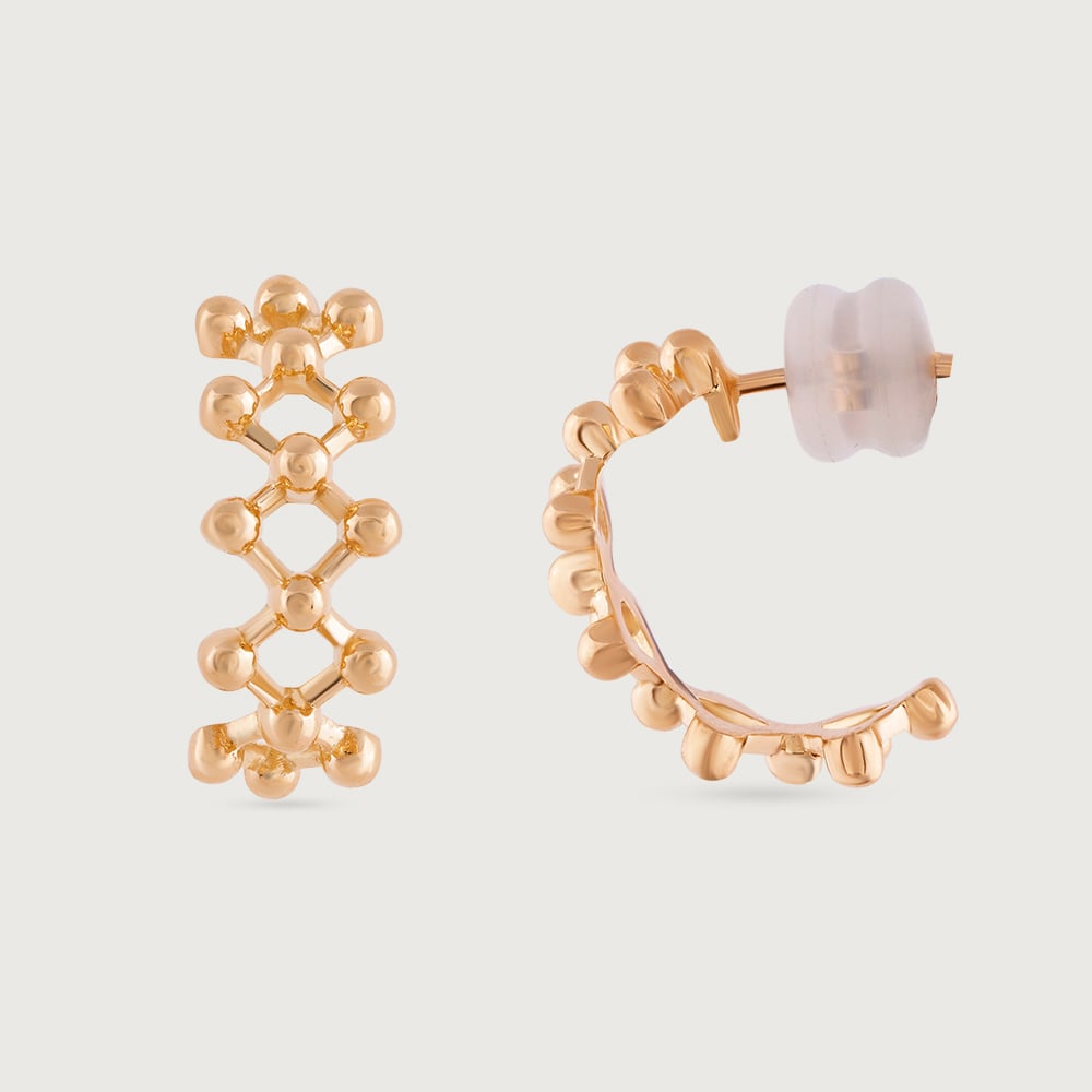 Elegant Cascade Gold Drop Earrings,,hi-res thumbnail 4