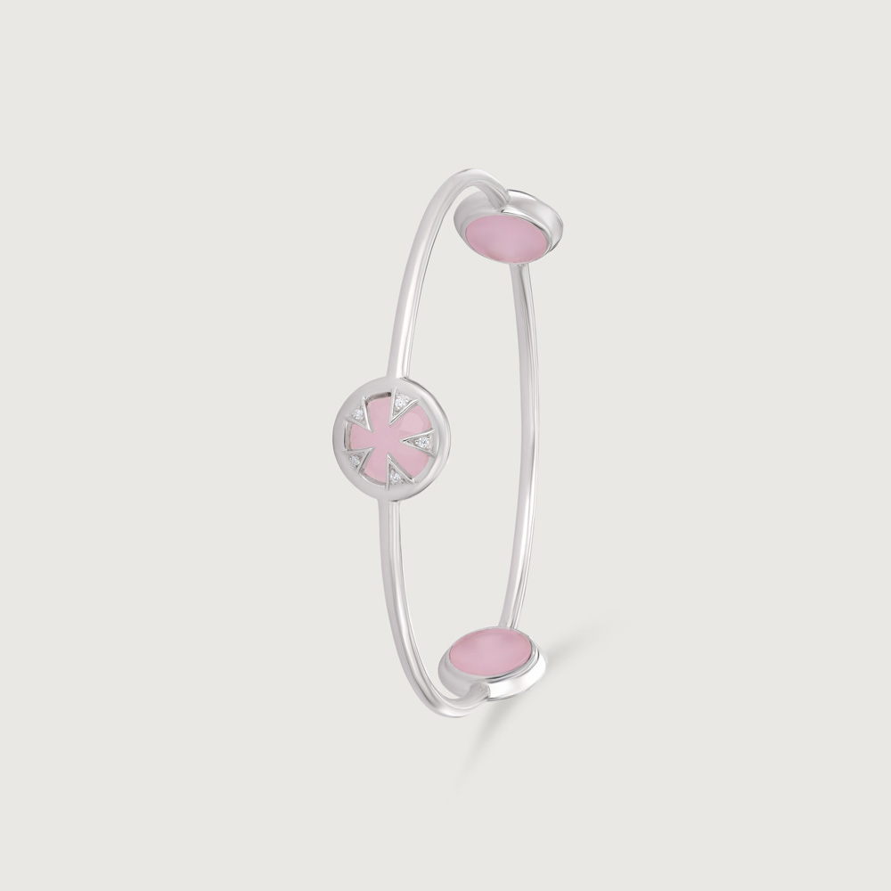 Gleam Pop Silver Bangle,,hi-res thumbnail 4