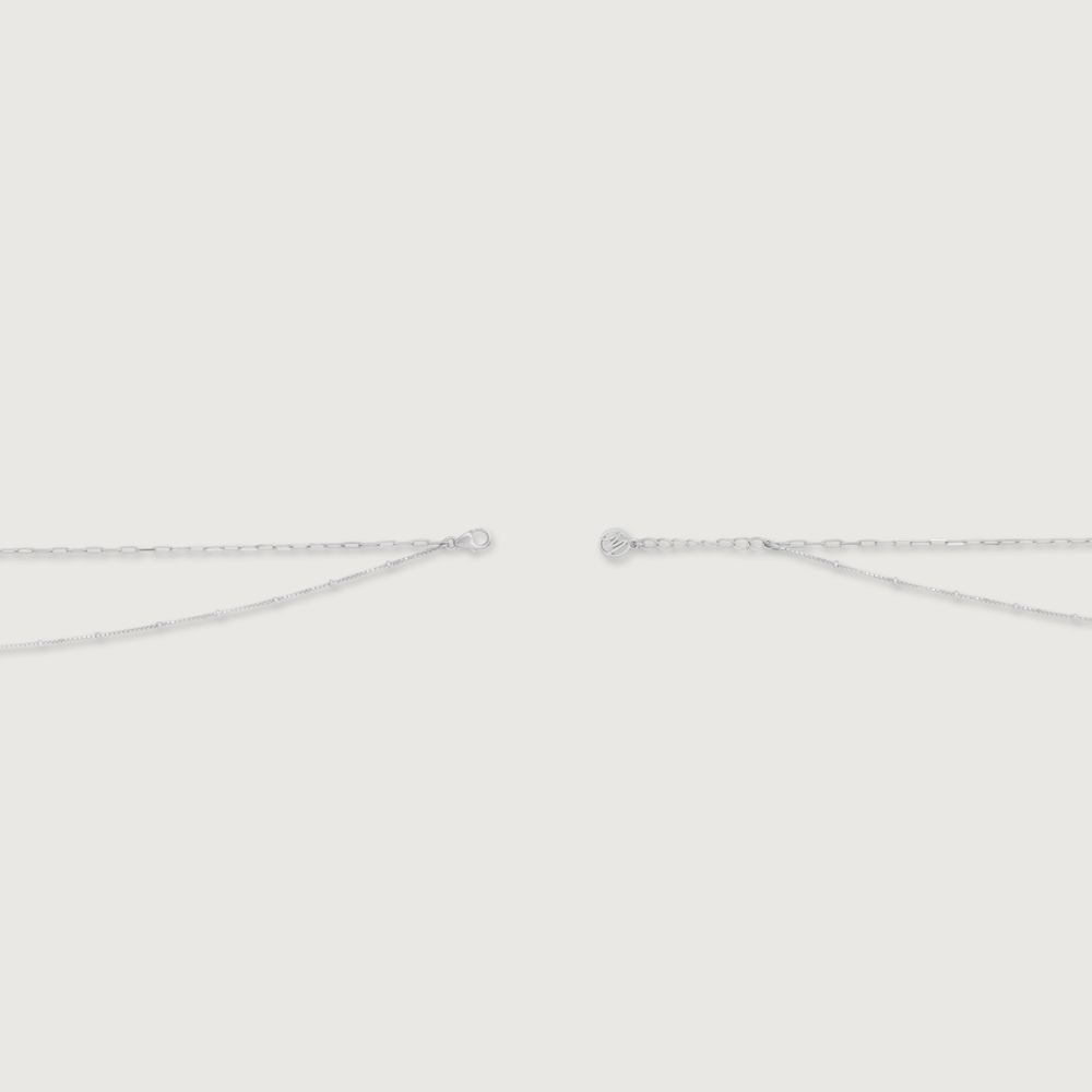 Sleek Loop Silver Anklet,,hi-res thumbnail 5