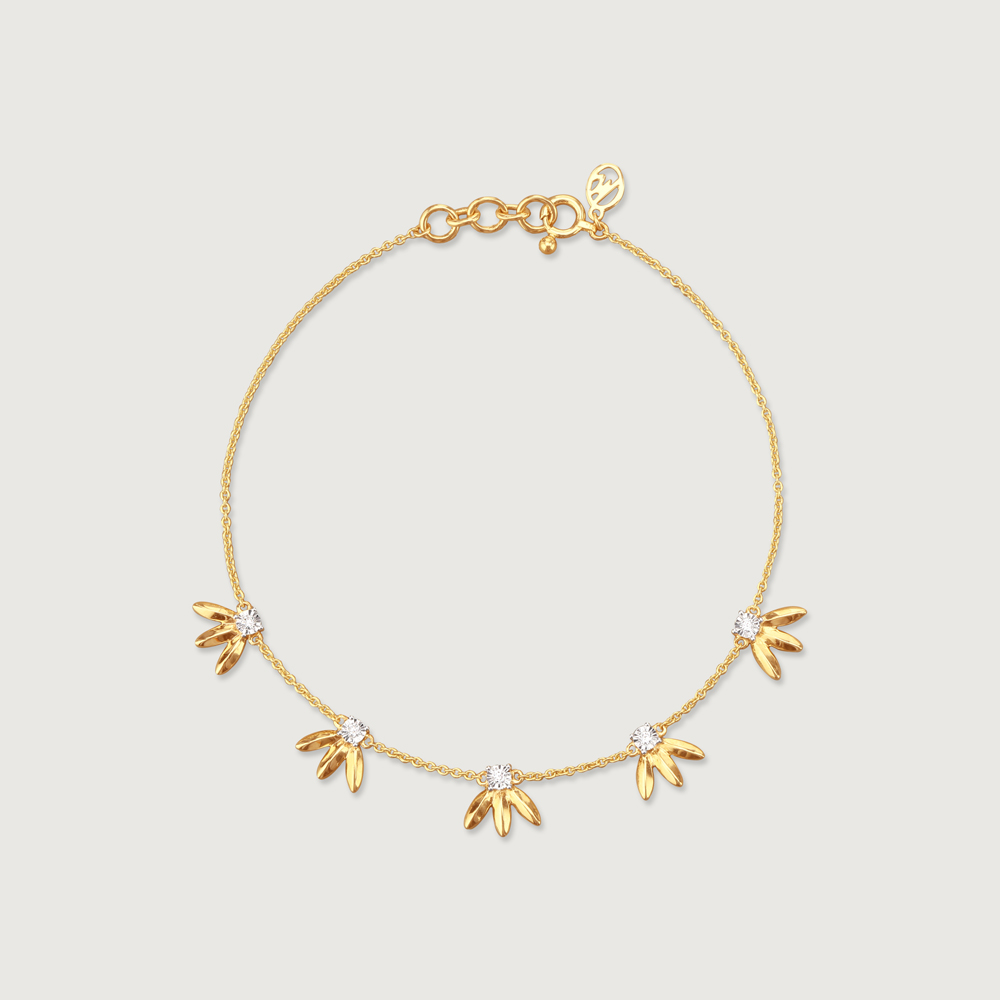 Playful Sparkle Leaf Diamond Bracelet,,hi-res thumbnail 3