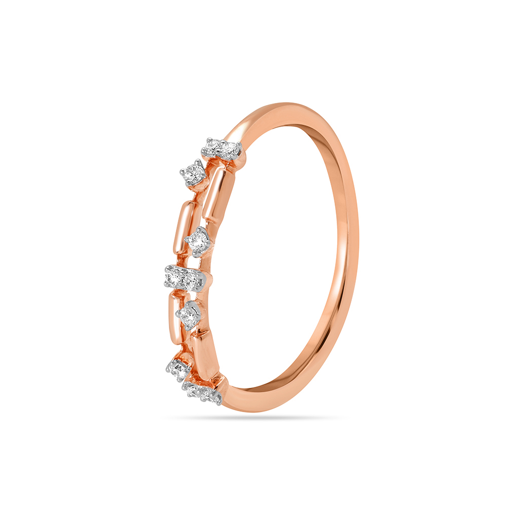 14KT Rose Gold Timeless Minimalism Diamond Ring,,hi-res thumbnail 2