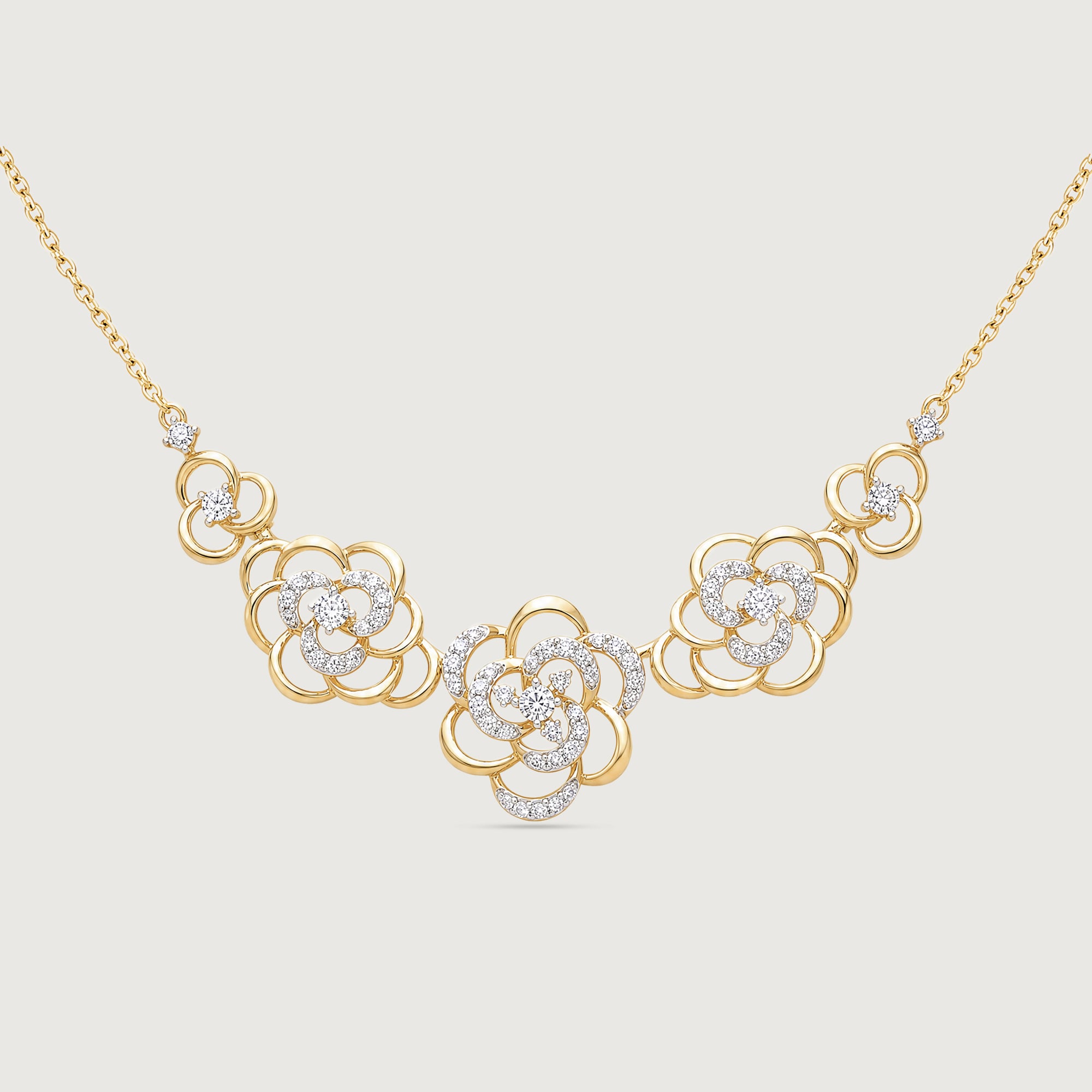 Blossoming Balance Diamond Necklace