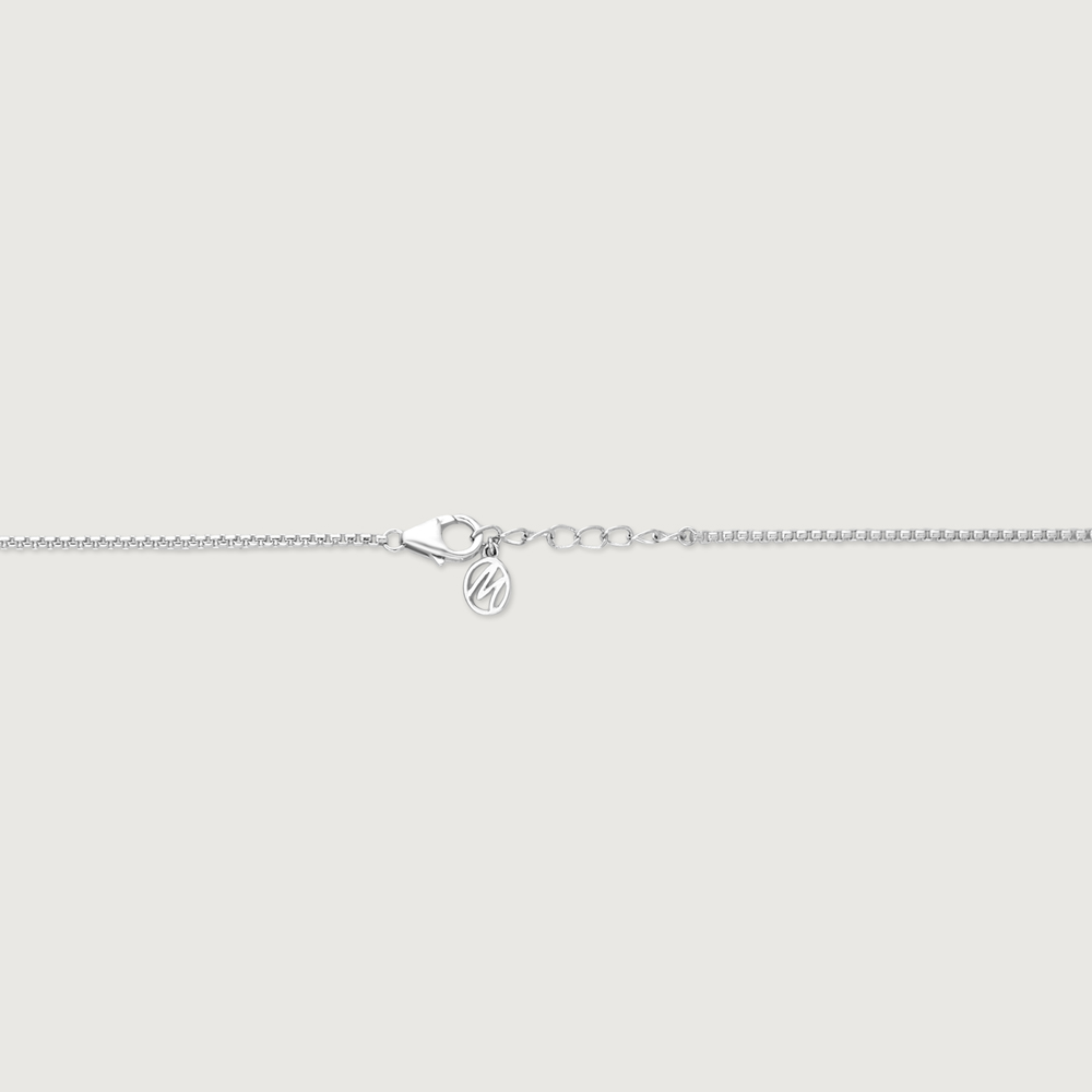 Dual Texture Silver Necklace,,hi-res thumbnail 5