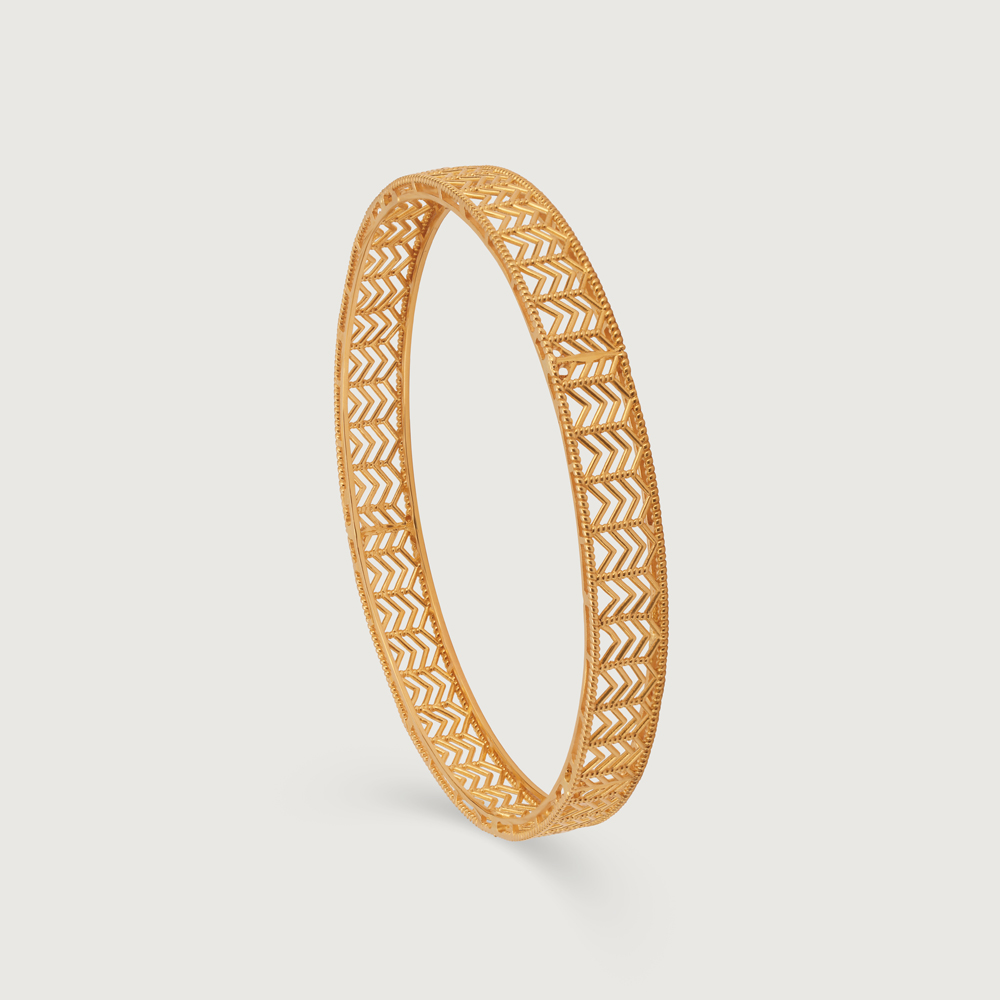 Filigree Tales 22KT Gold Bangle,,hi-res thumbnail 4