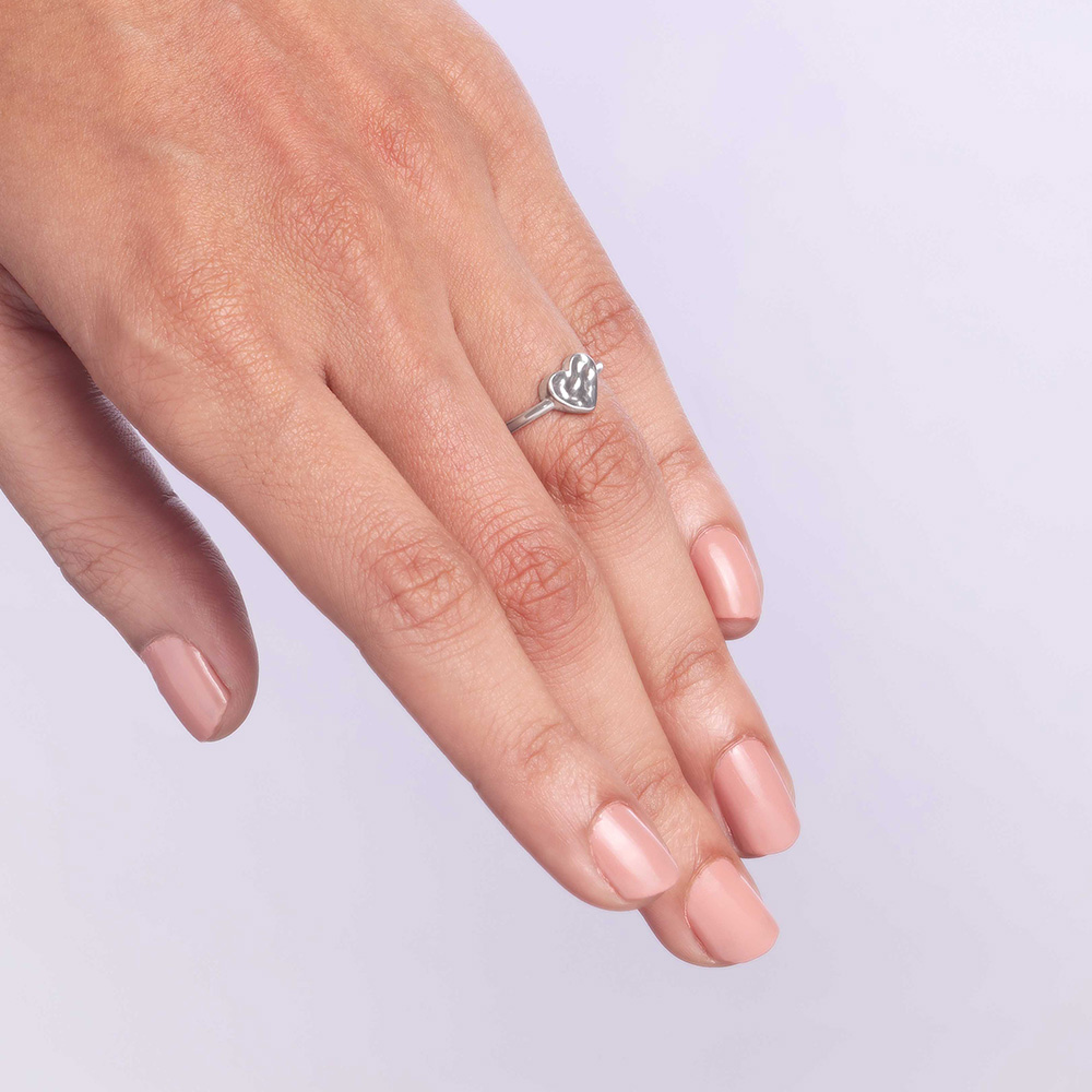 Playful Heart Silver Ring,,hi-res thumbnail 2