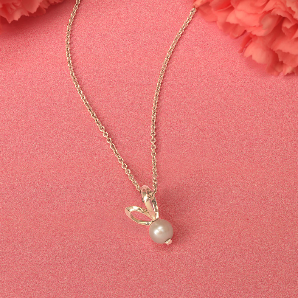Bunny Love Pearl Pendant,,hi-res thumbnail 2