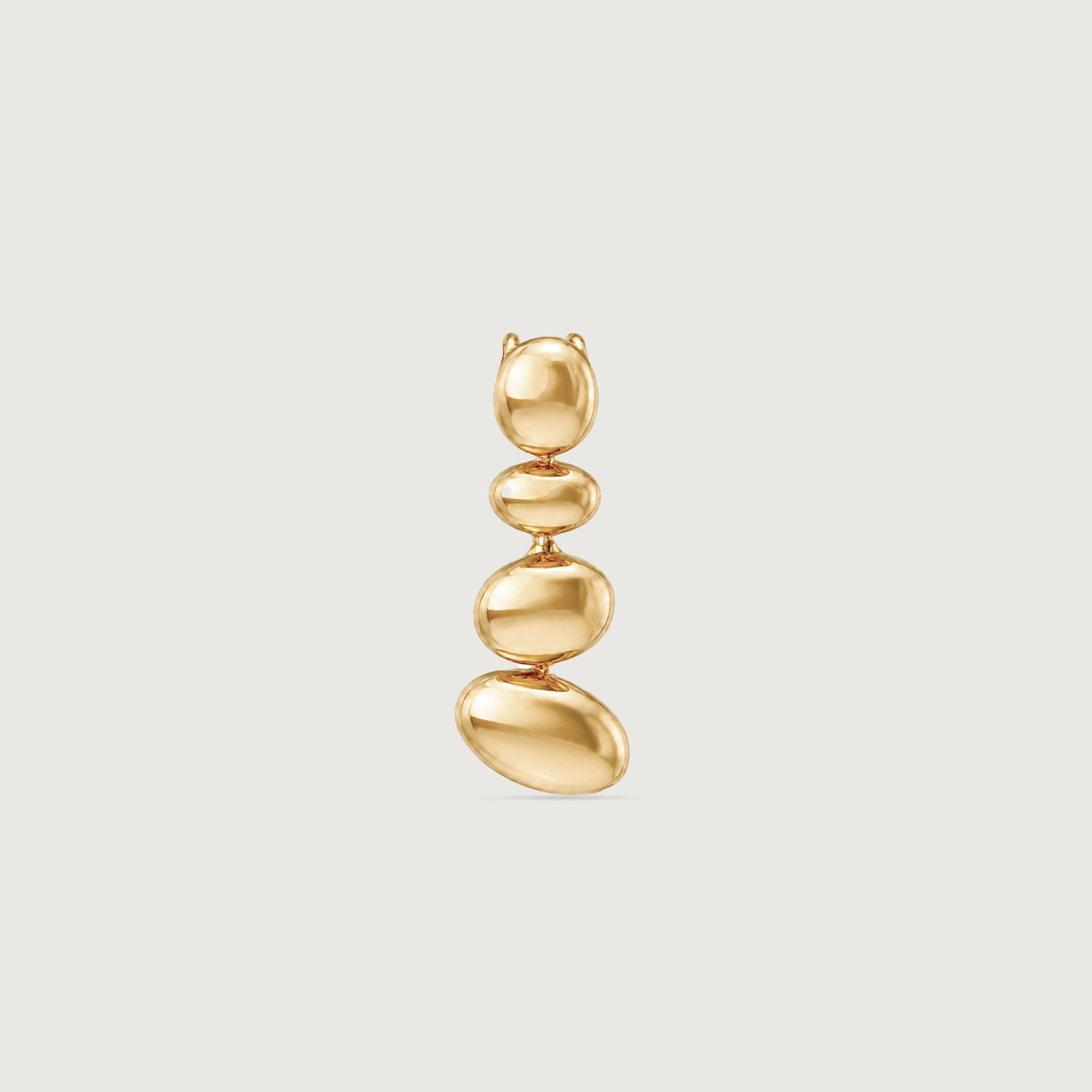 Balanced Pebble Gold Pendant