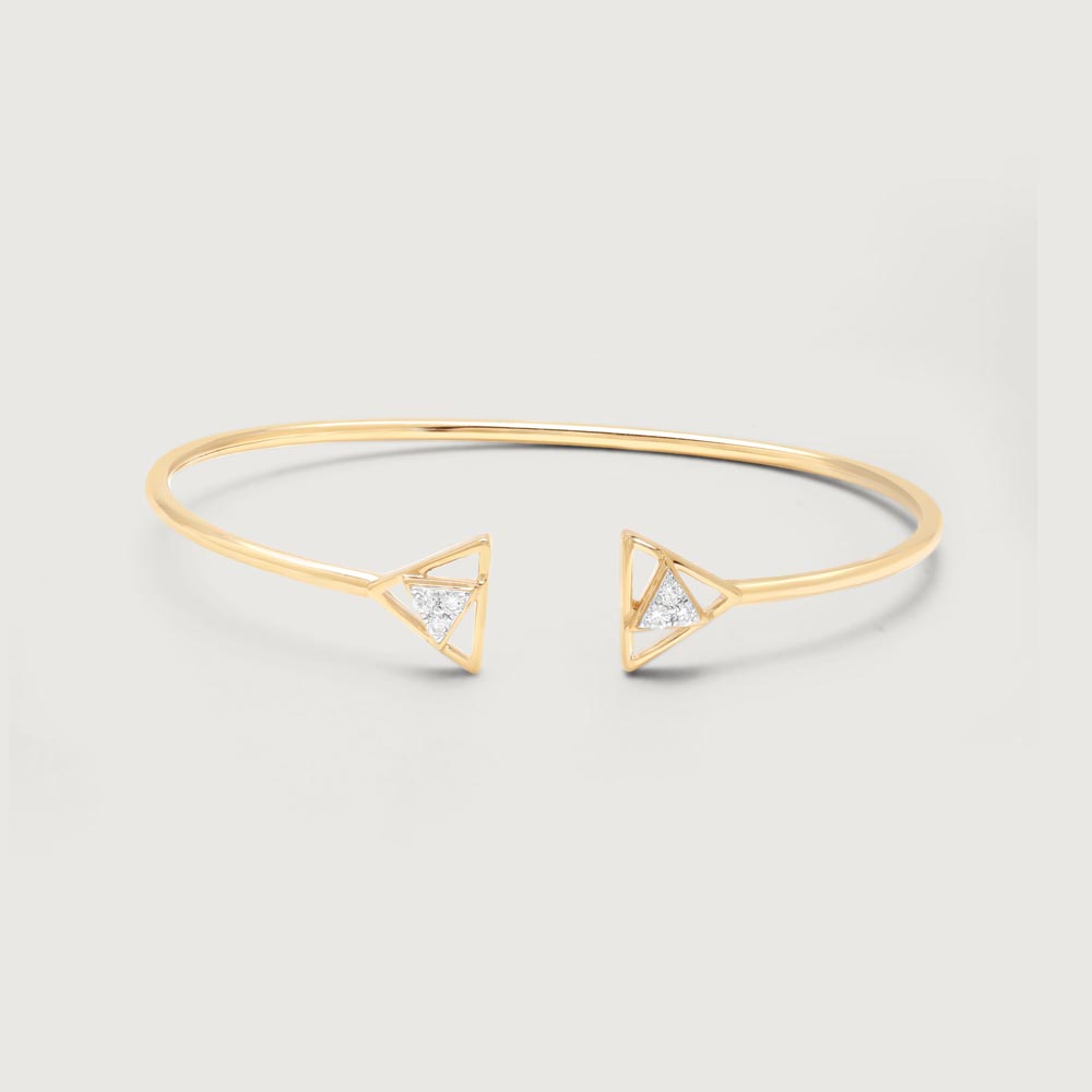 Edgy Glow Diamond Bangle,,hi-res thumbnail 3