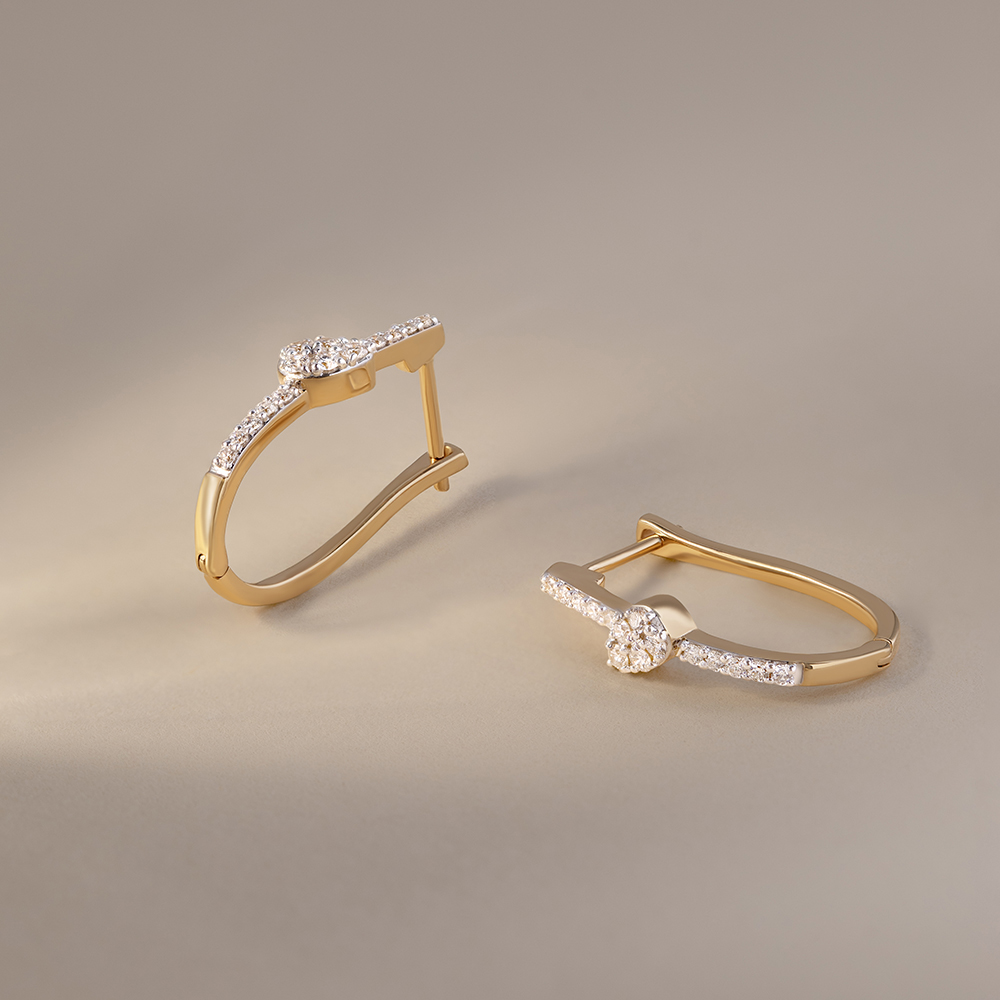 gram gold hoop earrings tanishq earrings below 10000