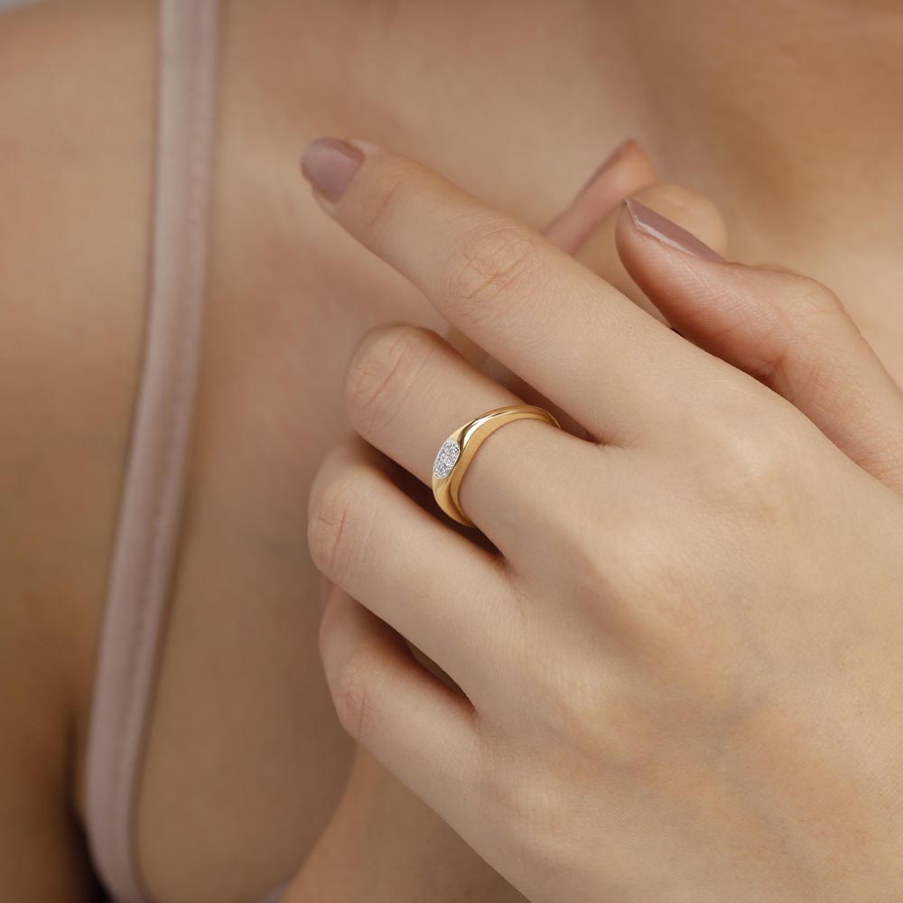 Oval Whisper Diamond Ring,,hi-res thumbnail 2