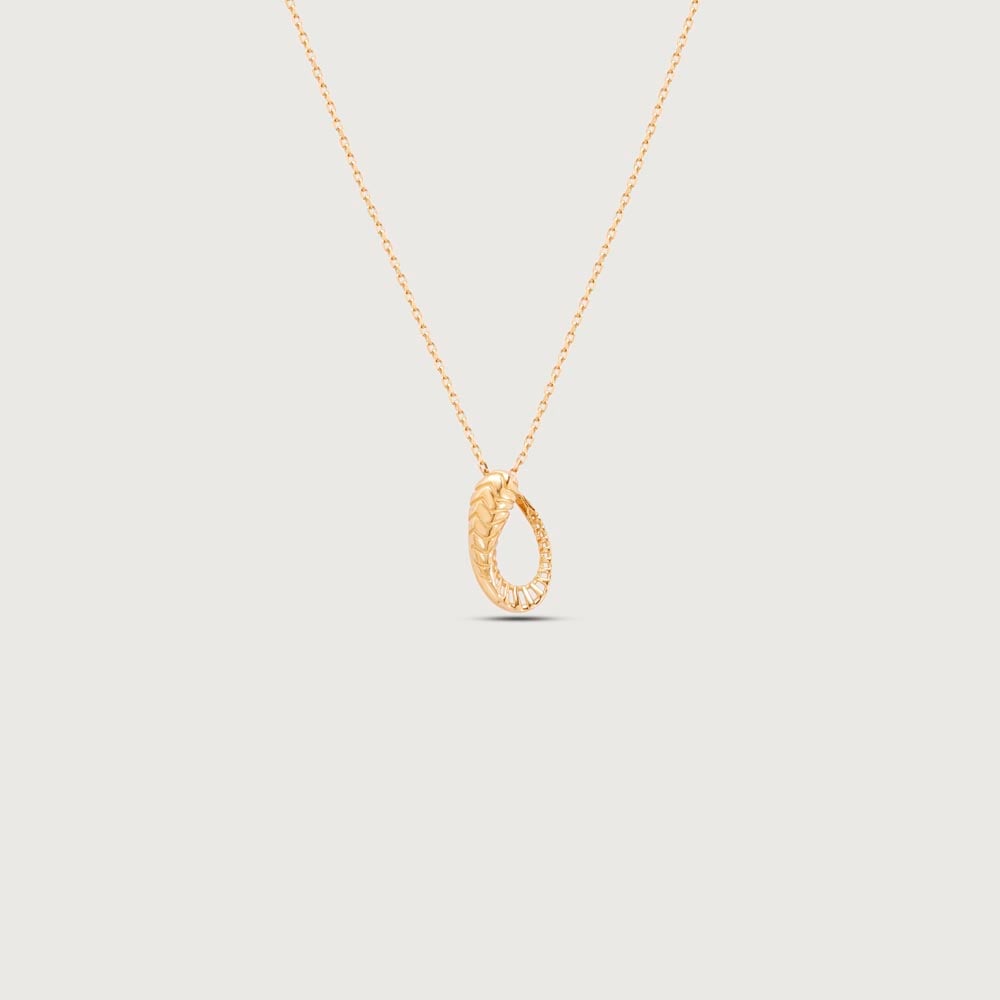 Chevron Trend Gold Pendant,,hi-res thumbnail 3