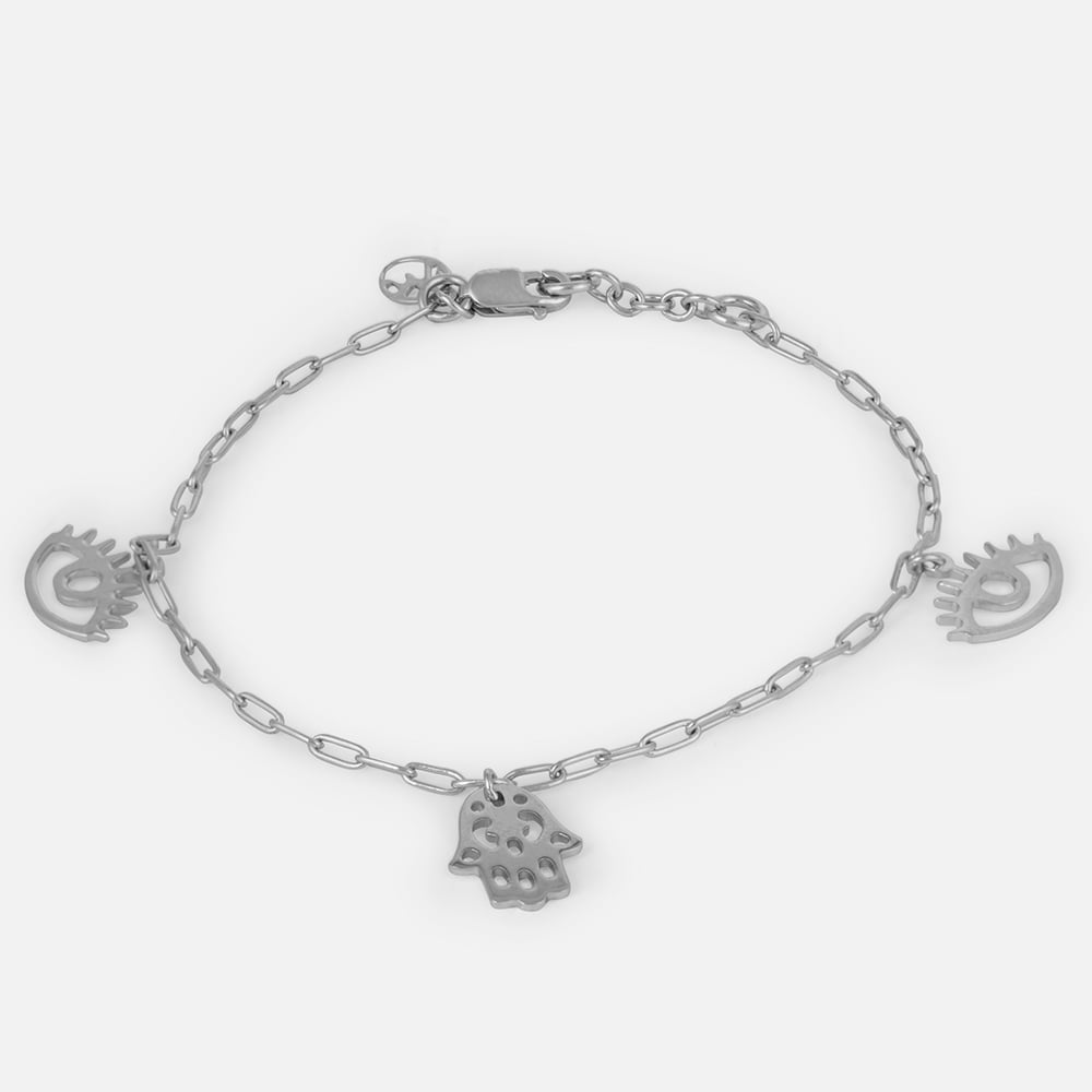 Guardian Charm Silver Bracelet,,hi-res thumbnail 3