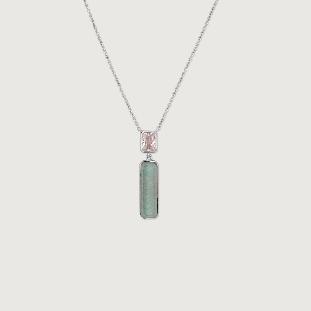 Fresh Striking Amazonite Silver Necklace,,hi-res thumbnail 3