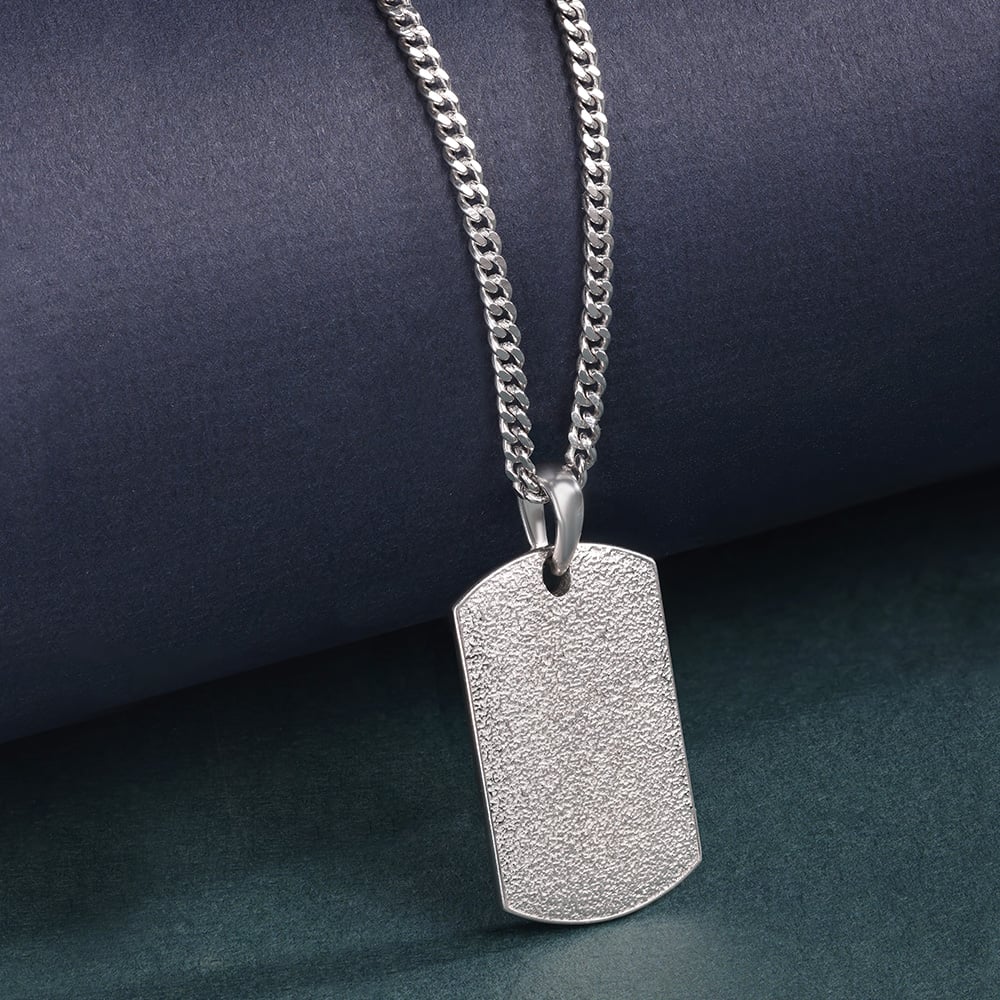 Wave Ridge Silver Necklace,,hi-res thumbnail 2