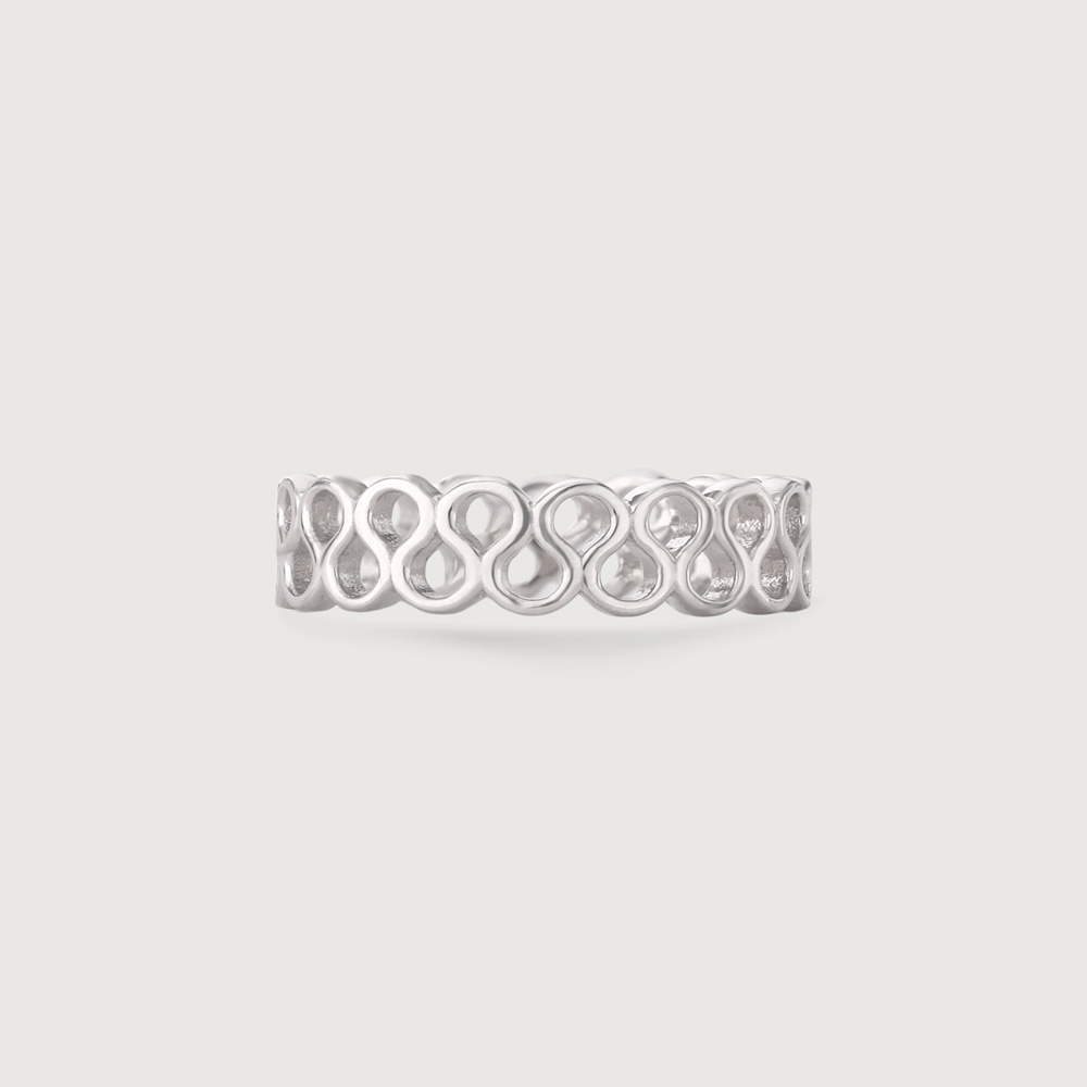 Looped Luxe Silver Ring,,hi-res thumbnail 4