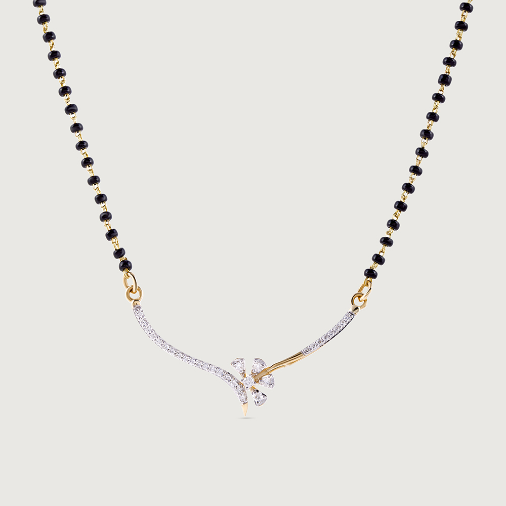 Starry Embrace Gold and Diamond Mangalsutra,,hi-res thumbnail 3