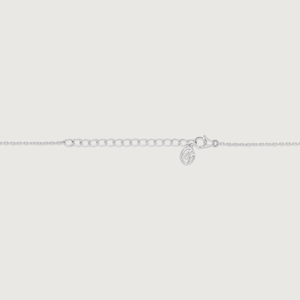 Classic Oval Silver Necklace,,hi-res thumbnail 5