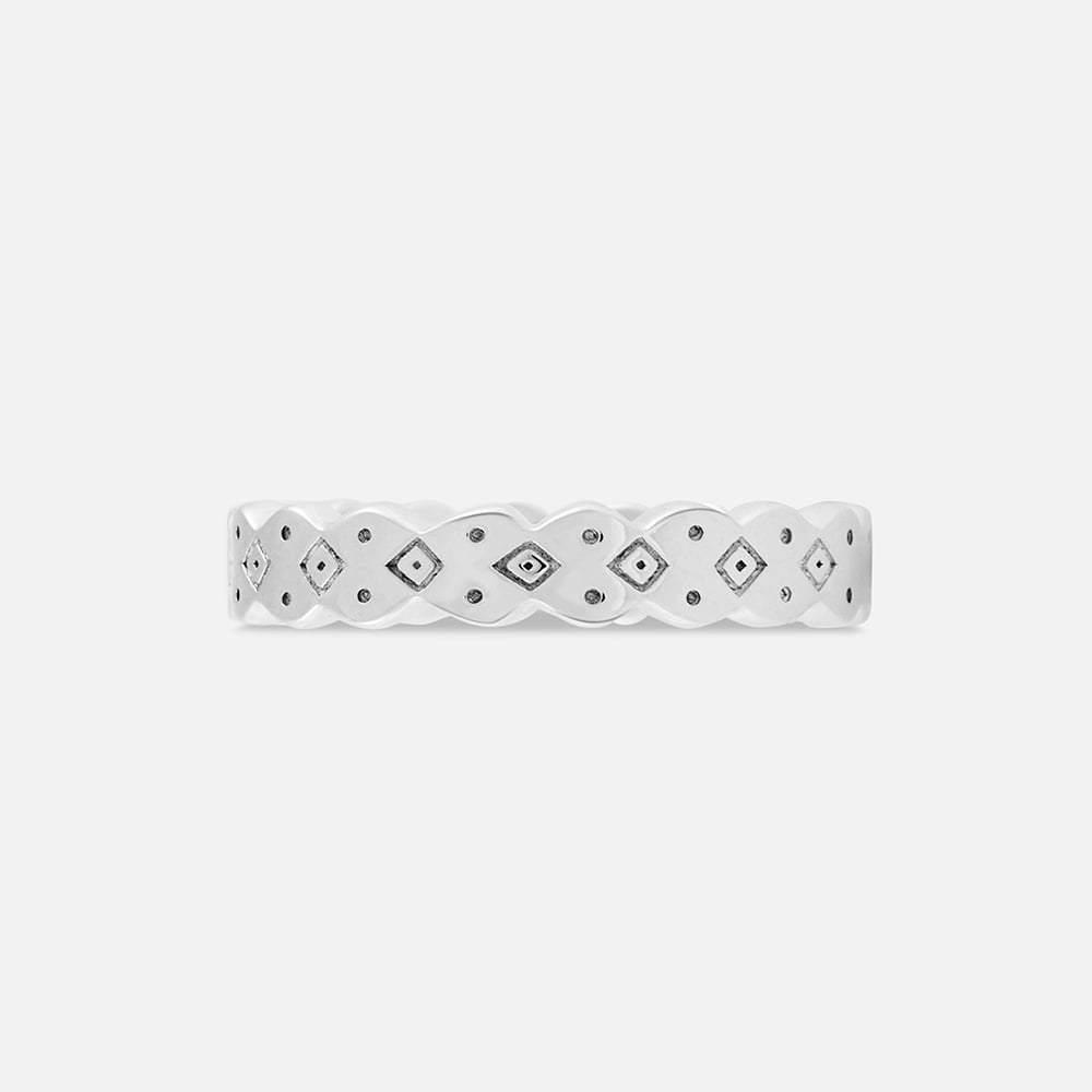 Bold Geometric Silver Ring,,hi-res thumbnail 3