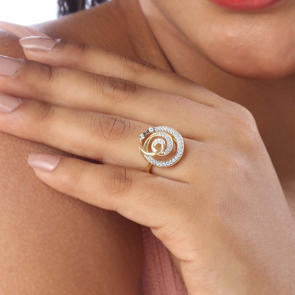 Swirl Vibes Diamond Ring,,hi-res thumbnail 2