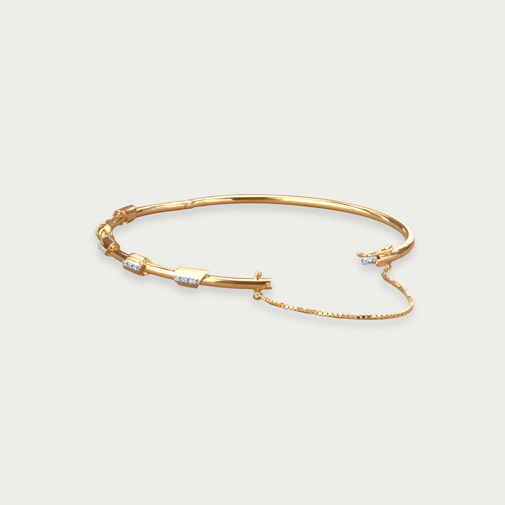 Glitzy Link Diamond Bangle,,hi-res thumbnail 4