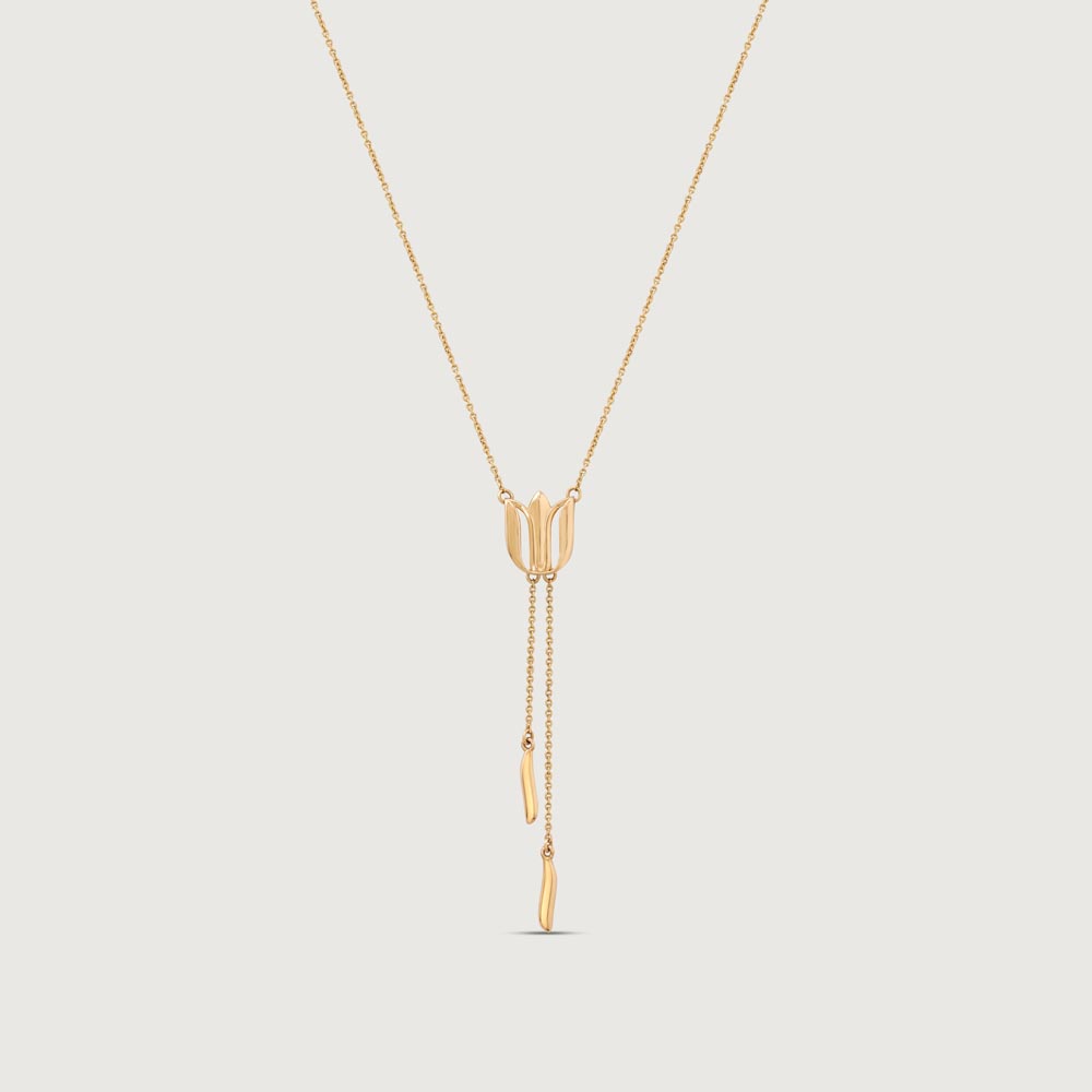 Lotus Aura Gold Necklace,,hi-res thumbnail 3