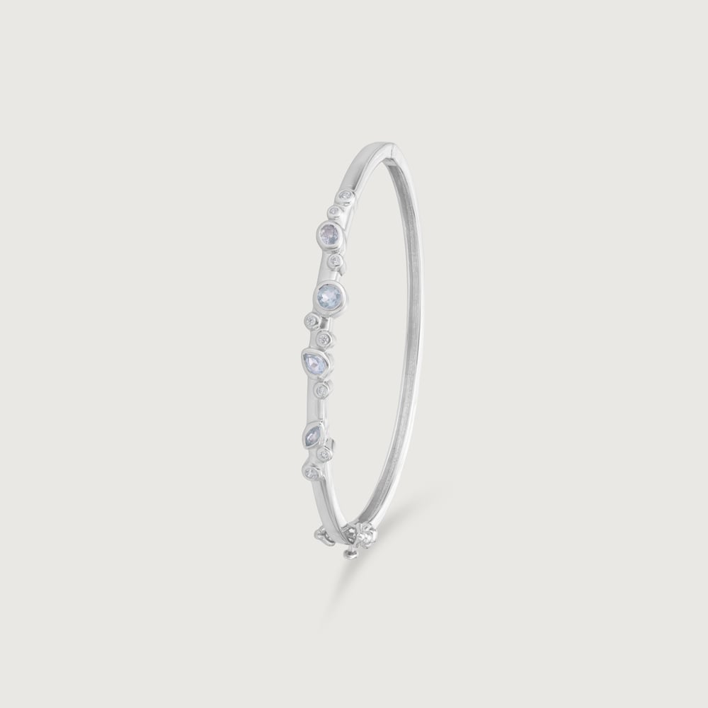Dreamy Sky Silver Bangle,,hi-res thumbnail 4