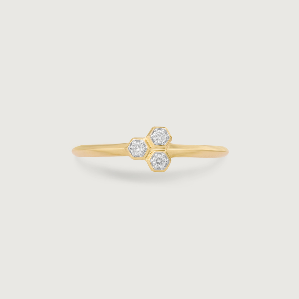 Honeycomb Harmony Diamond Ring,,hi-res thumbnail 4