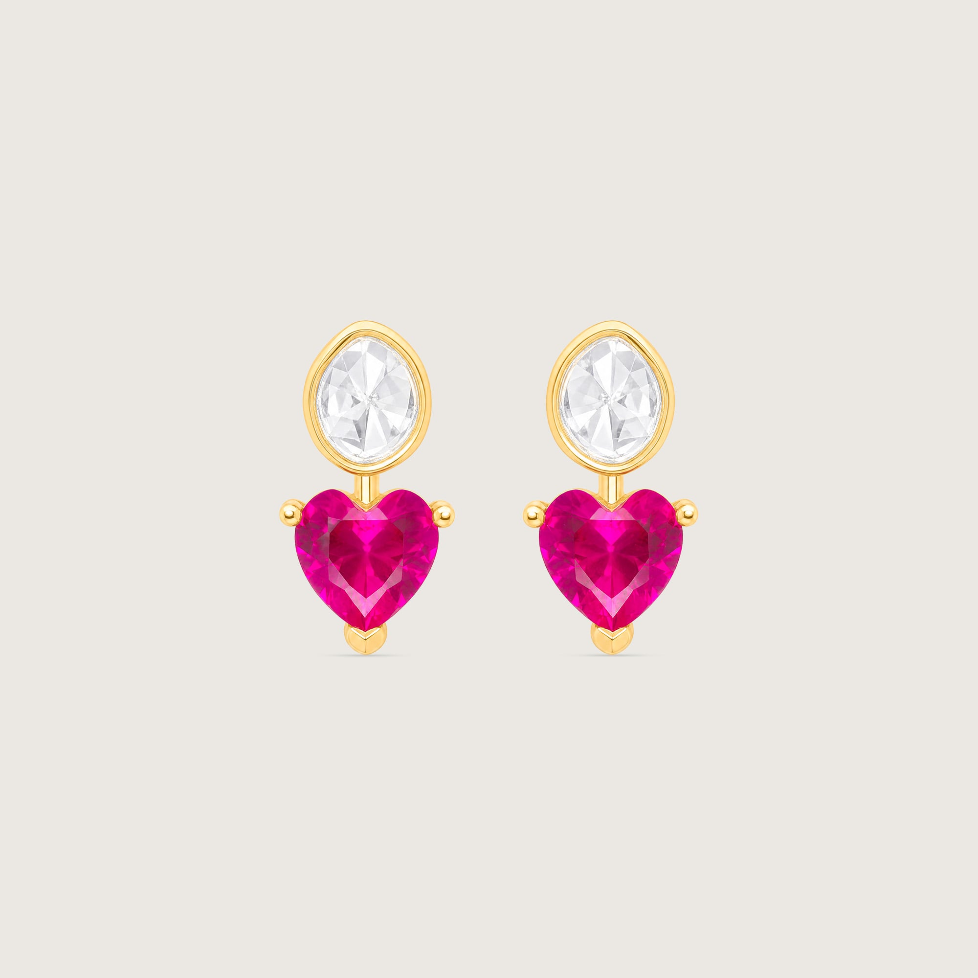 Playful Radiant Polki Stud Earrings,,hi-res thumbnail 3