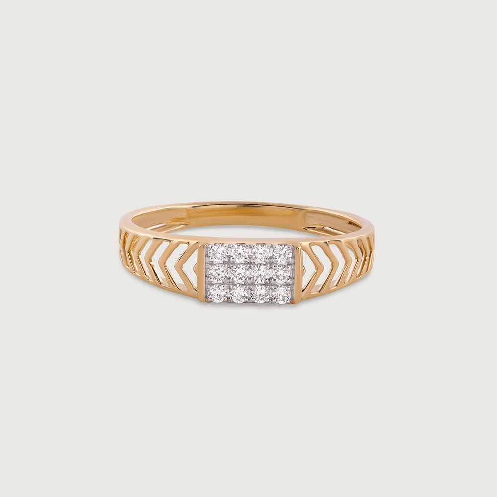 Chevron Shine Diamond Ring for Men,,hi-res thumbnail 3