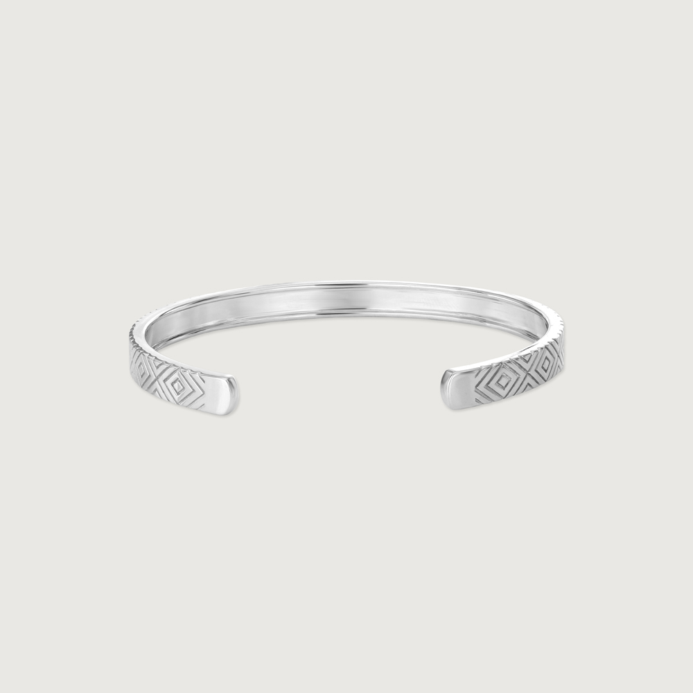 Geometric Pattern Silver Kada,,hi-res thumbnail 5
