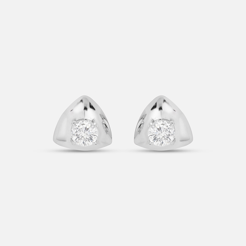 Minimalist Magic Silver Stud Earrings,,hi-res thumbnail 3