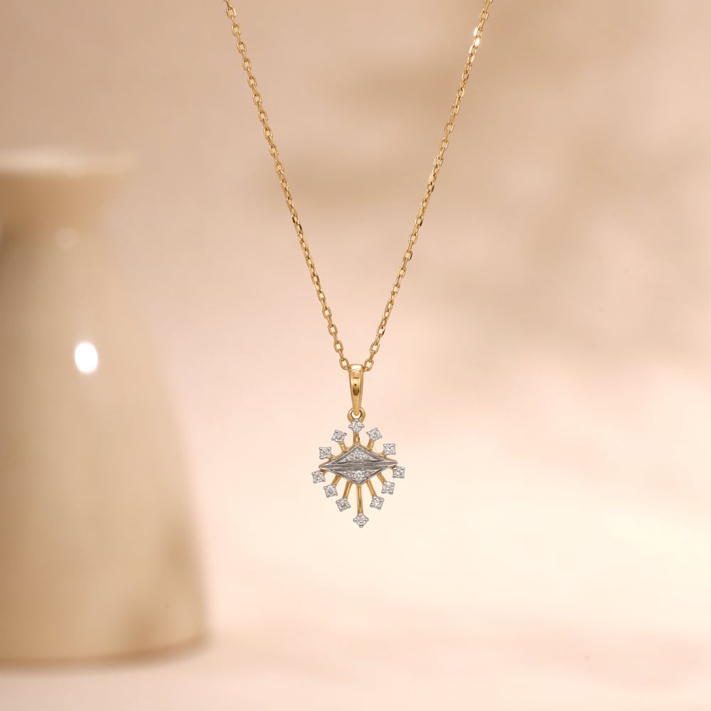 Radiant Harmony Diamond Pendant