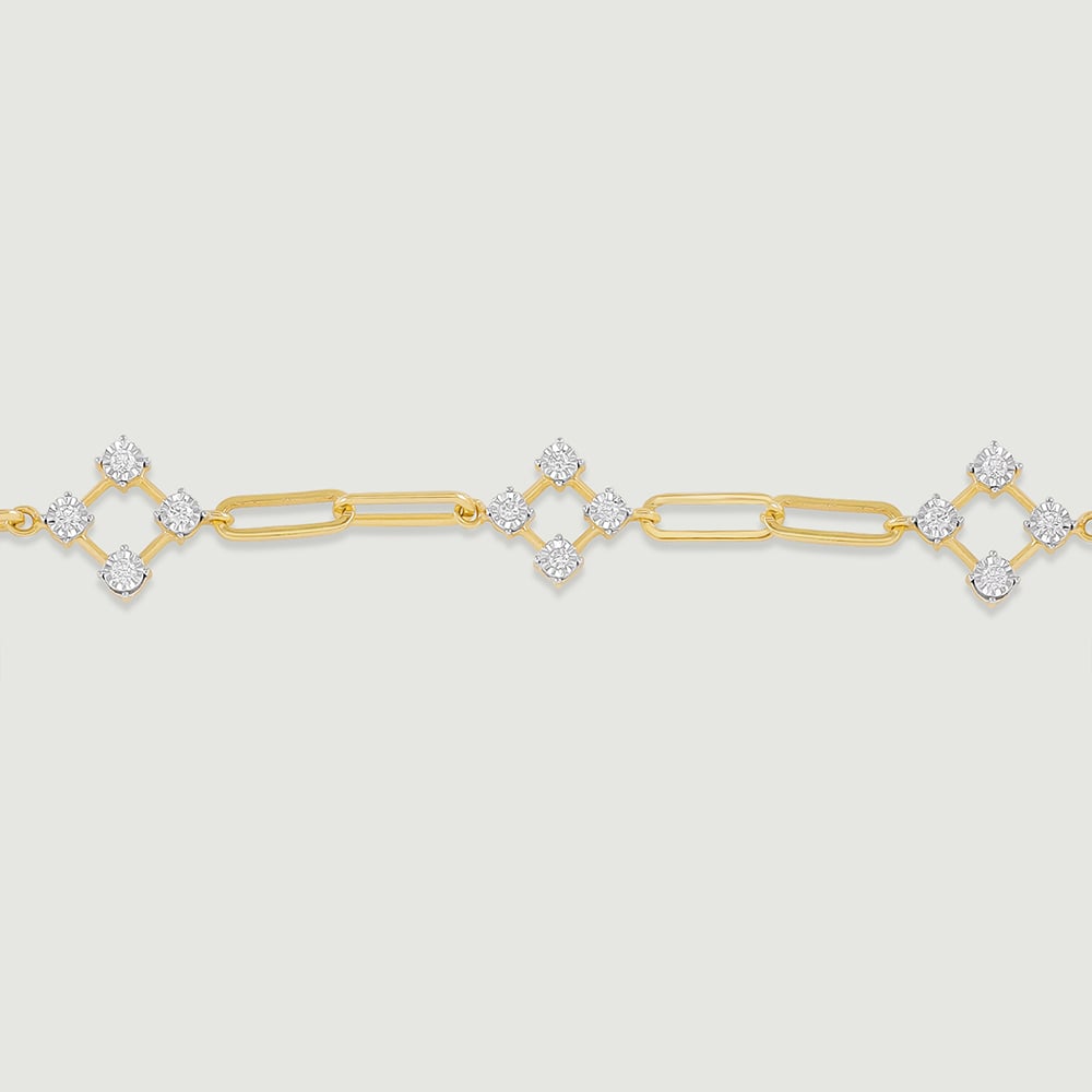 Sleek Geometric Diamond Bracelet,,hi-res thumbnail 4